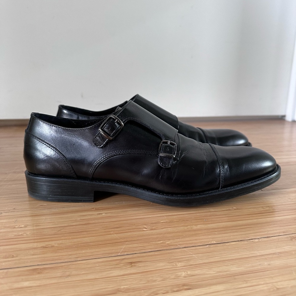 Monk straps, black, size 9.5 US/43 EU, Signs Milano, made in Italy - Picture 9 of 9